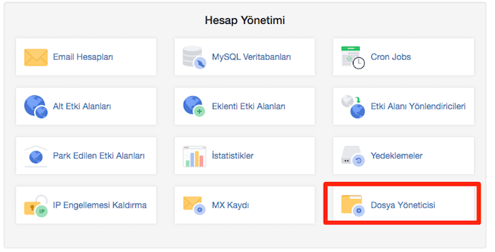 Drupla 8 SSL Kurulumu Dosya Yönetici Ayarları